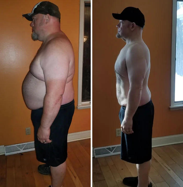 Real before and after transformation results of a customer after using [Product Name] consistently for 30 days, focusing on body transformation and satisfaction.